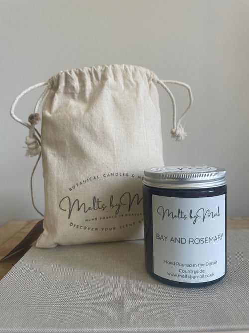 Bay and Rosemary Small Candle