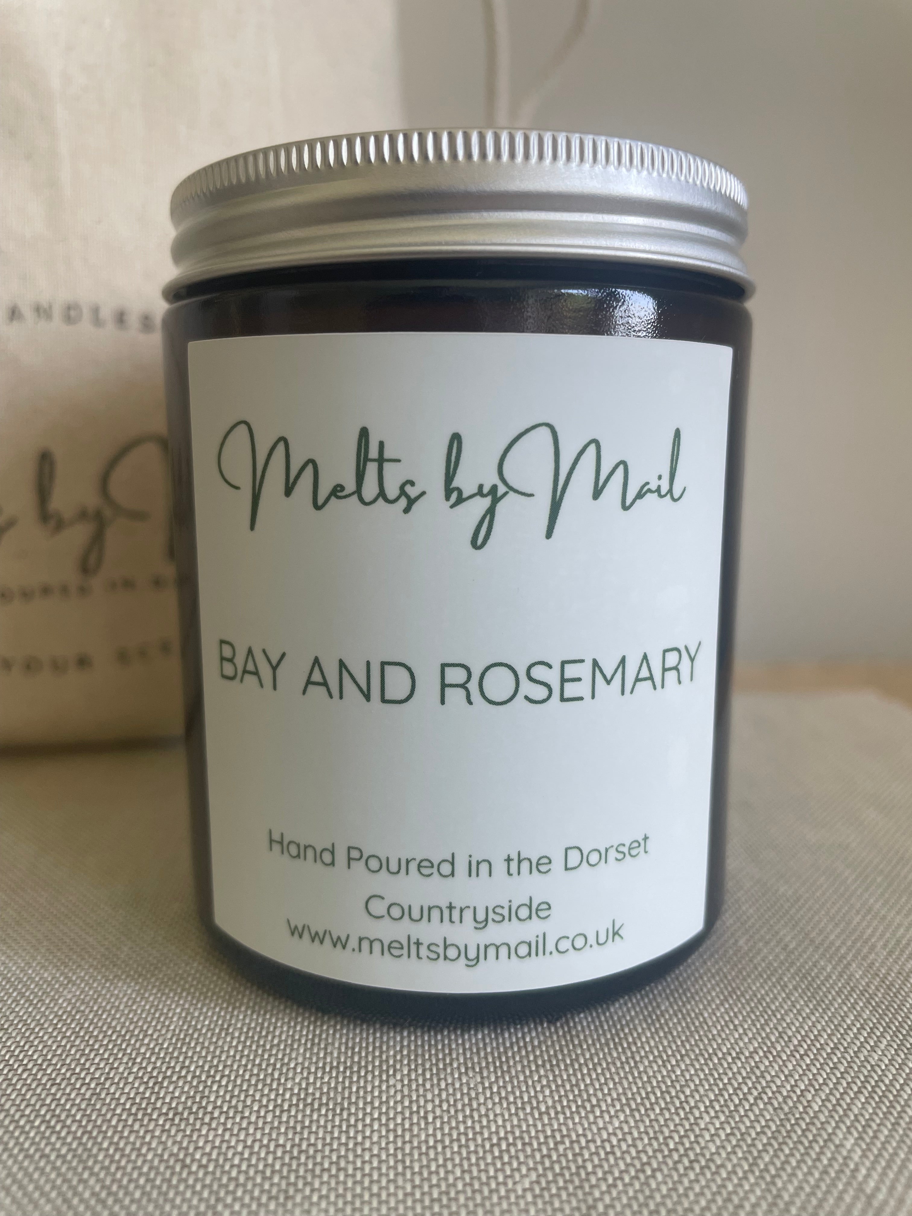 Bay and Rosemary Small Candle
