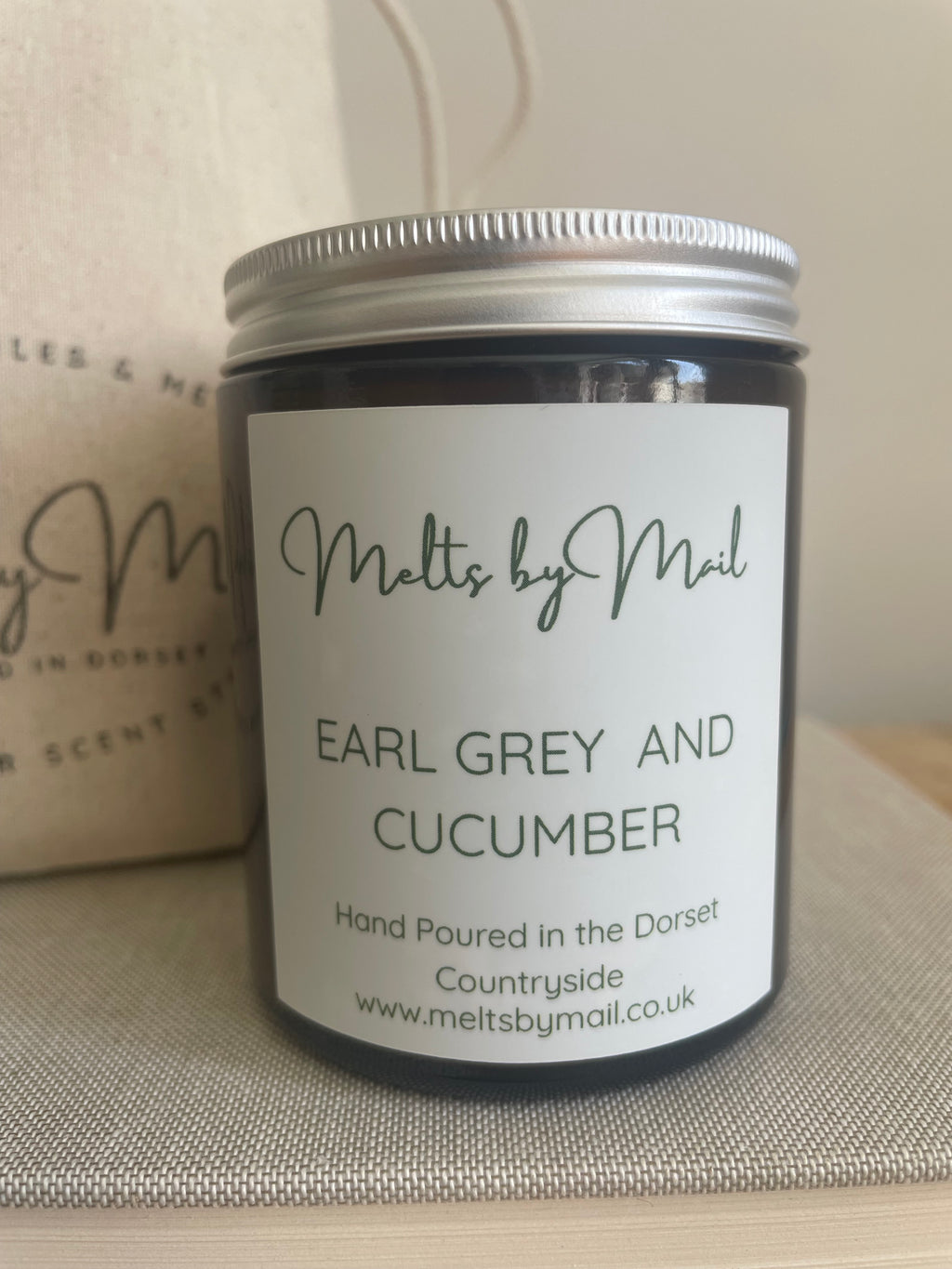 Earl Grey and Cucumber Small Candle