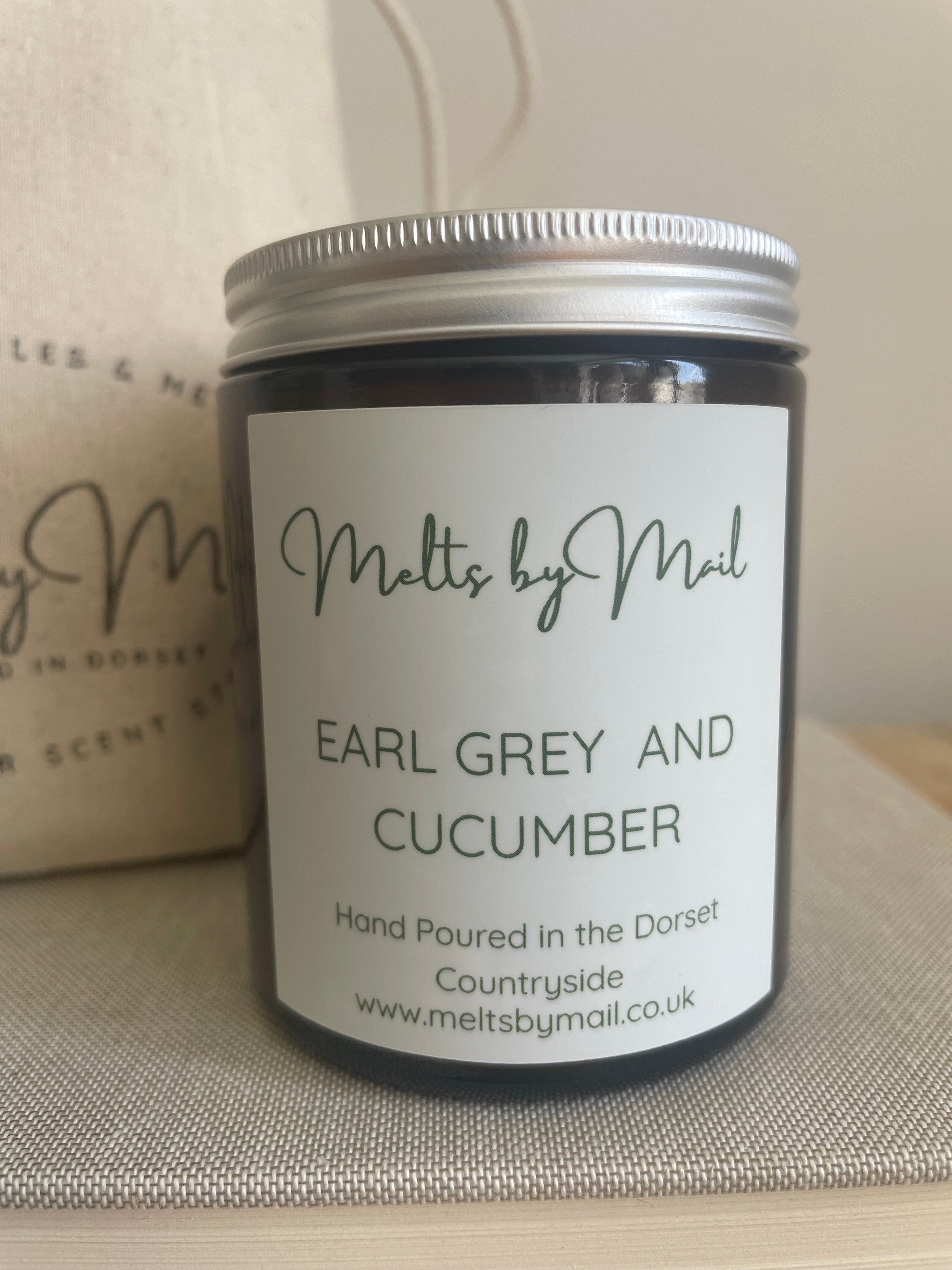 Earl Grey and Cucumber Small Candle