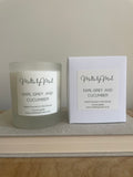 Earl Grey and Cucumber Large Candle