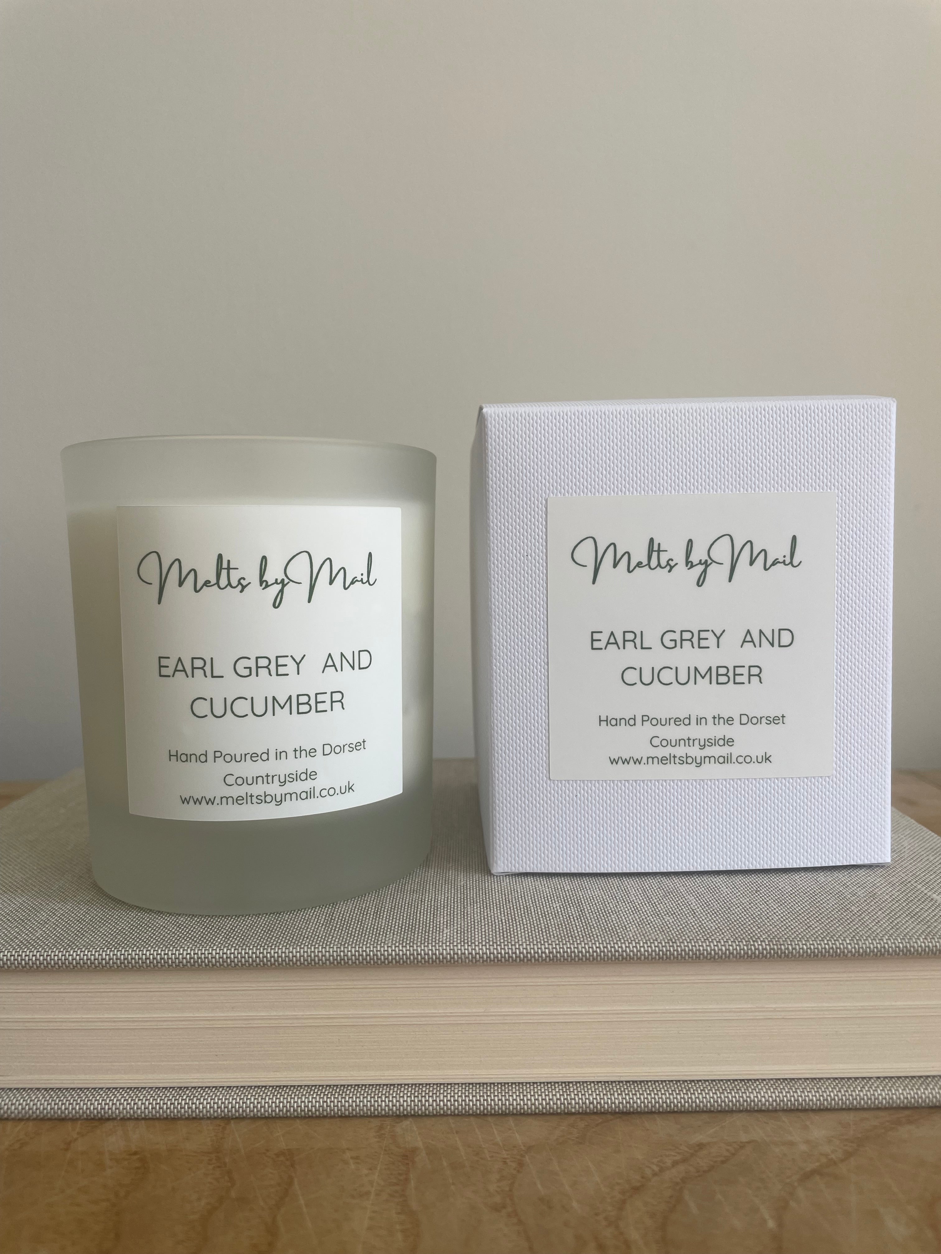 Earl Grey and Cucumber Large Candle